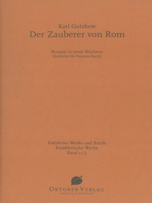 Title details for Der Zauberer von Rom Band 3 by Karl Gutzkow - Available